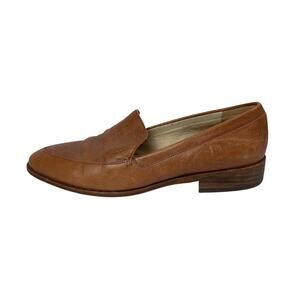 Madewell Frances Women's Brown Leather Slip On Pointed Toe Loafers Shoes Size 8